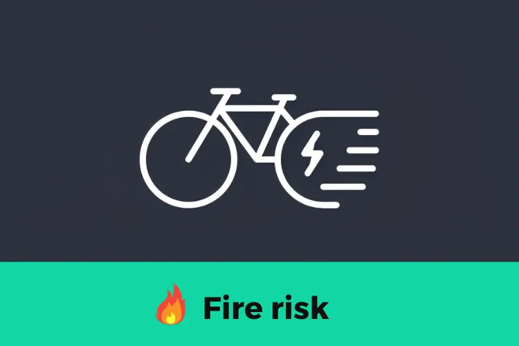 Can an e-bike battery catch fire